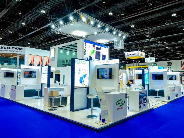 Double Deck Exhibition Booth made for Korea by Regal Exhibitions Dubai