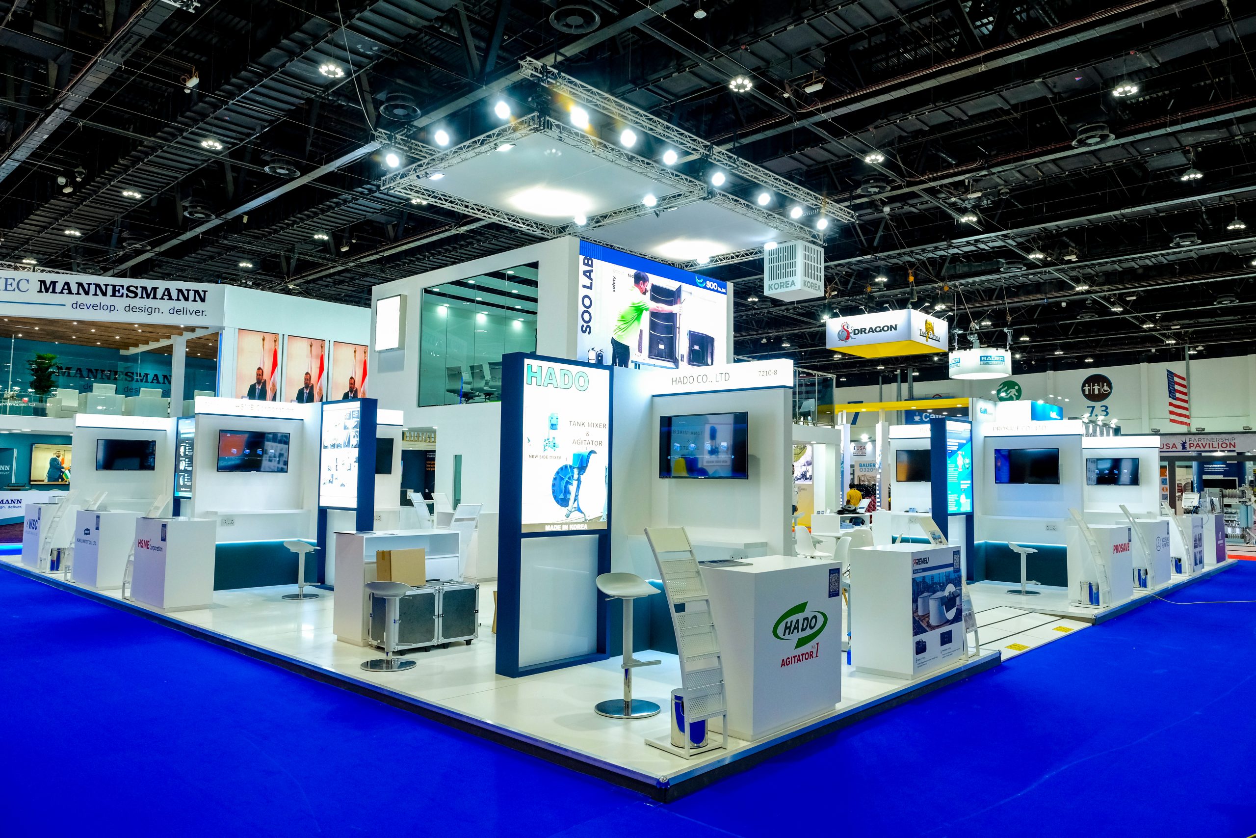 Double Deck Exhibition Booth for Korea - Regal Exhibitions