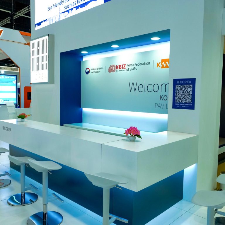 Double Deck Exhibition Booth made for Korea by Regal Exhibitions Dubai