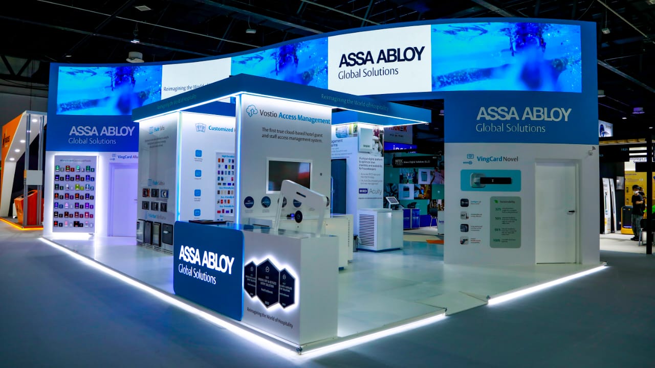 Exhibition Stand for Assa Abloy by Regal Exhibition Dubai