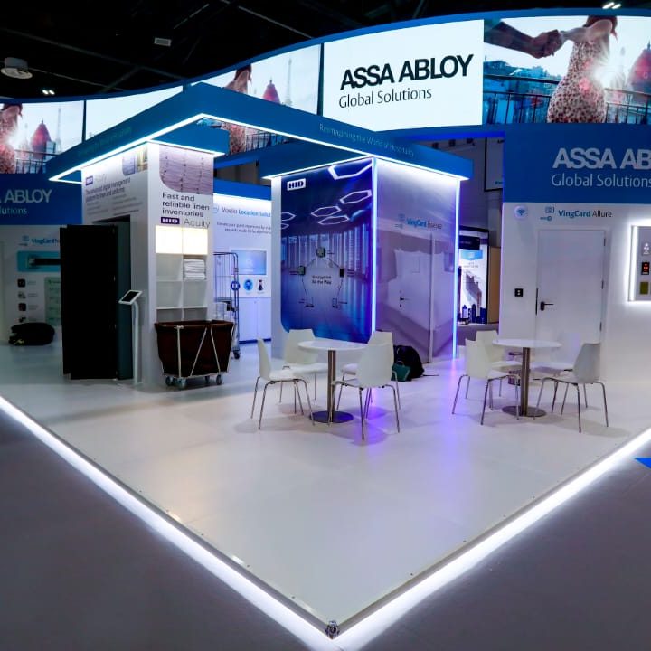 Exhibition Stand for Assa Abloy by Regal Exhibition Dubai