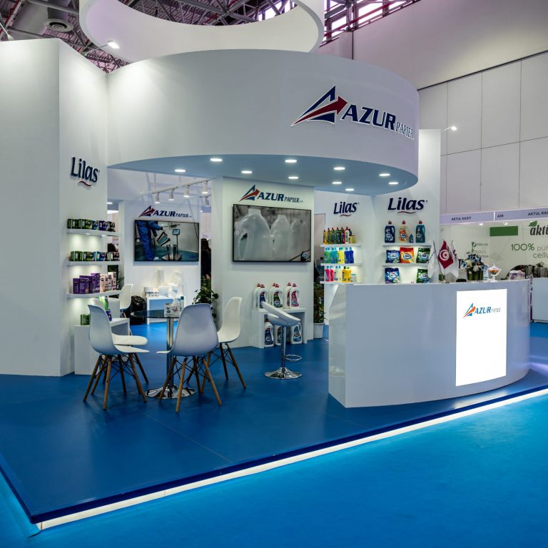 Exhibition Stand for Azur Papier by Regal Exhibition Dubai