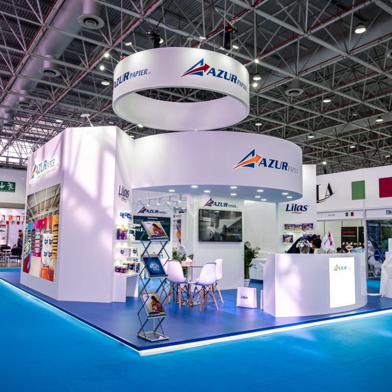 Exhibition Stand for Azur Papier by Regal Exhibition Dubai