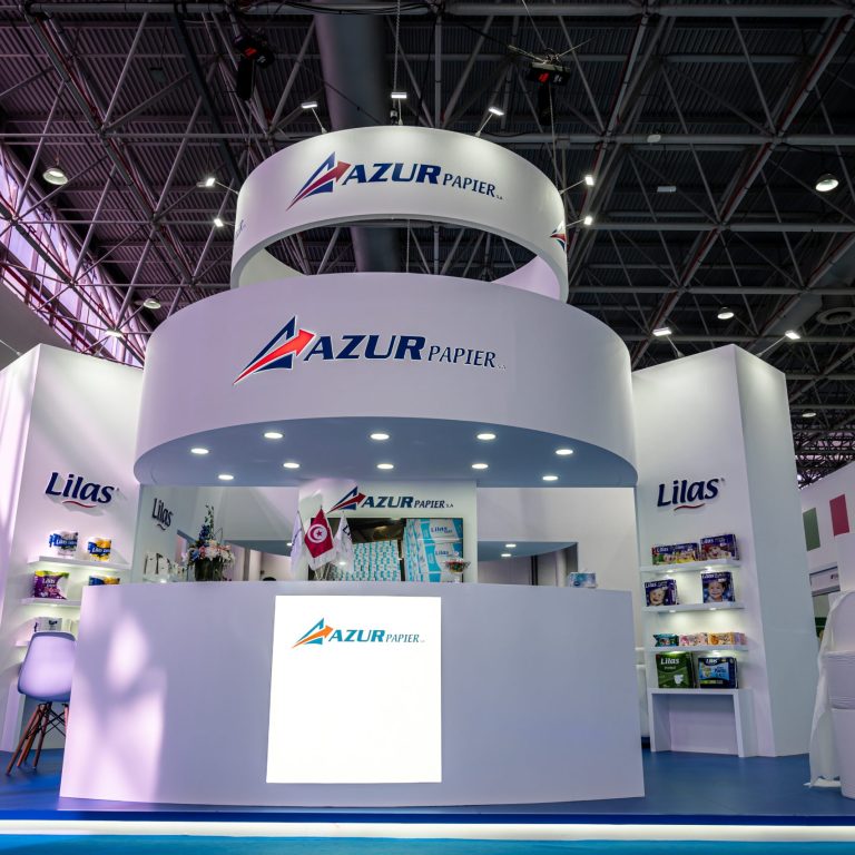 Exhibition Stand for Azur Papier by Regal Exhibition Dubai
