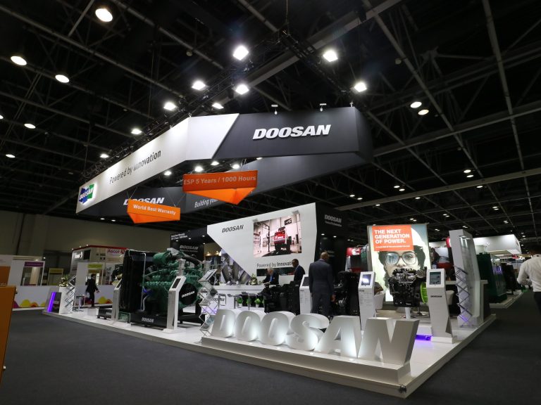 Exhibition Stand for Doosan by Regal Exhibition Dubai