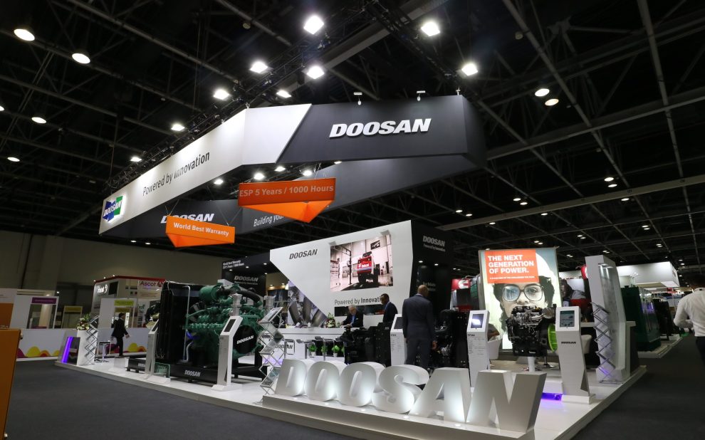 Exhibition Stand for Doosan by Regal Exhibition Dubai