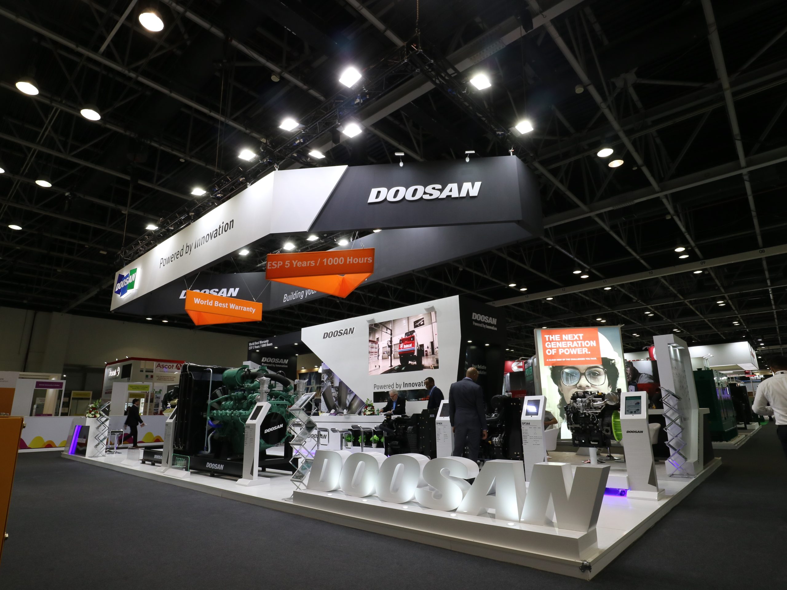 Exhibition Stand for Doosan by Regal Exhibition Dubai