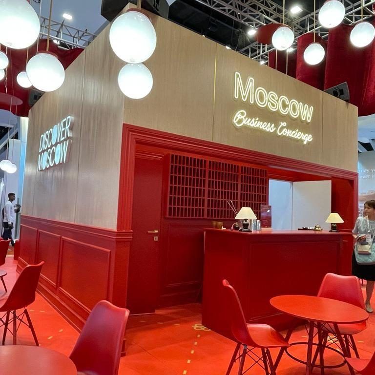 MOSCOW ExhibitionStand build by Regal Exhibitions Dubai