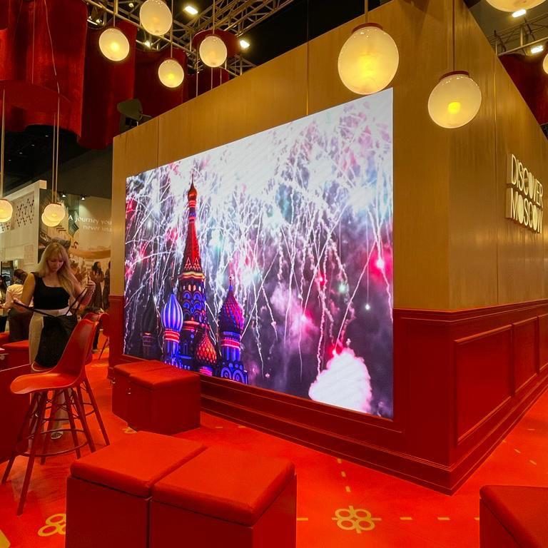 MOSCOW ExhibitionStand build by Regal Exhibitions Dubai