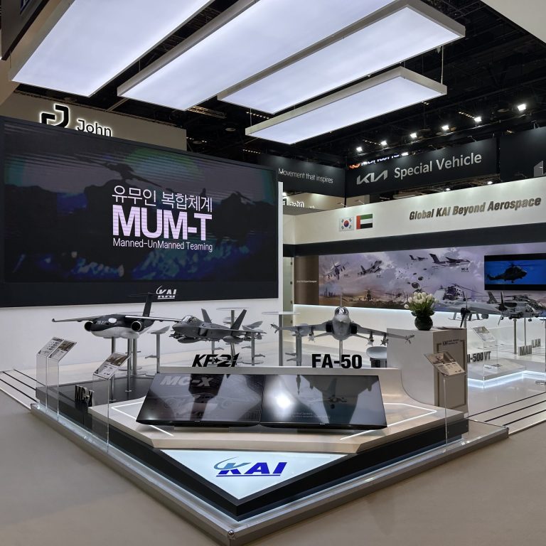 Exhibition Stand for KAI by Regal Exhibition Dubai