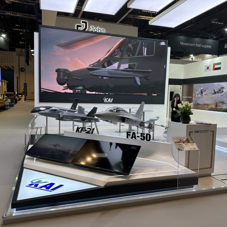 Exhibition Stand for KAI by Regal Exhibition Dubai