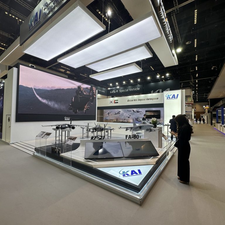 Exhibition Stand for KAI by Regal Exhibition Dubai