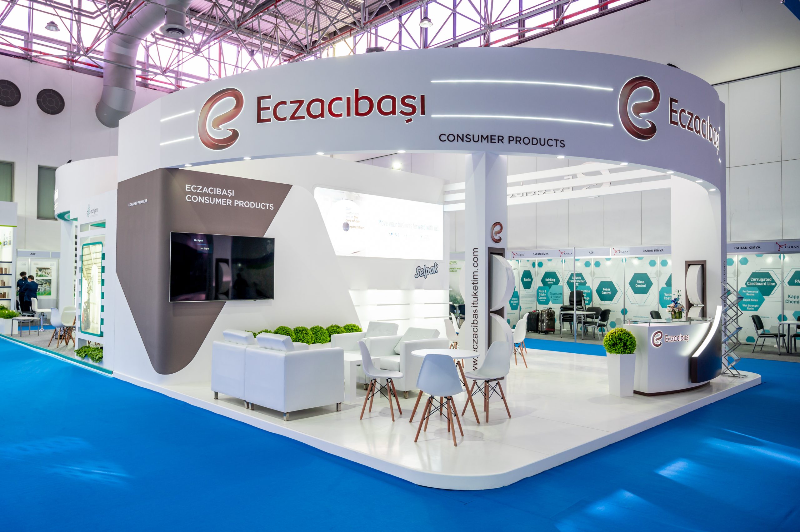 Exhibition booth for Eczacibasi by Regal Exhibitions